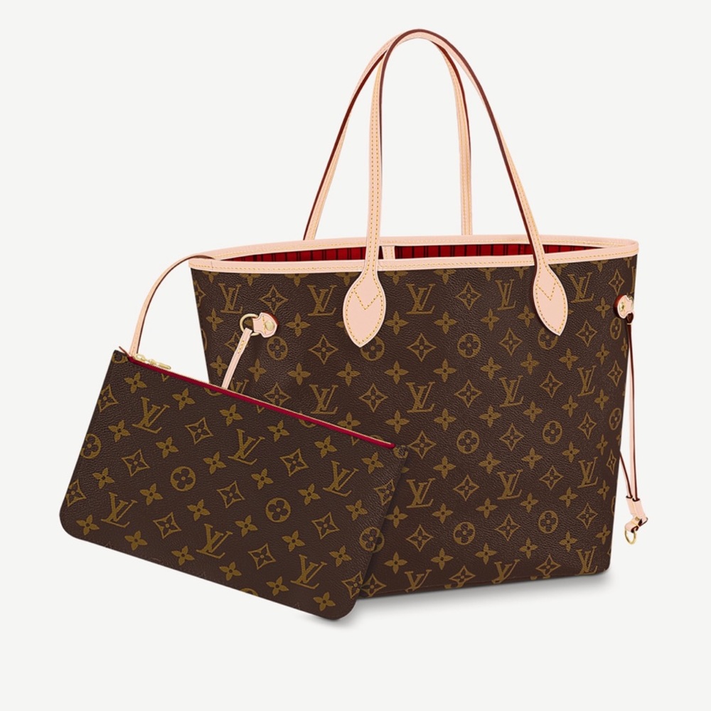 🍒 SOLD🍒 Neverfull MM COMPLETE with POUCH!
